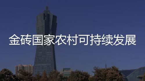 金磚國(guó)家農(nóng)村可持續(xù)發(fā)展民間交流論壇
