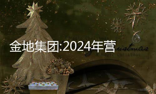 金地集團:2024年營收753.44億元,虧損61.15億元