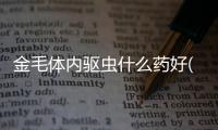 金毛體內(nèi)驅(qū)蟲什么藥好(金毛幼犬體內(nèi)驅(qū)蟲買什么藥)