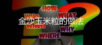 金沙玉米粒的做法