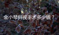 金小琴斜視手術多少錢？6k＋,河南的朋友可在鄭州尖峰眼科約金醫生