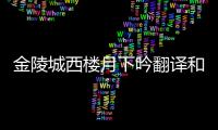 金陵城西樓月下吟翻譯和賞析 金陵城西樓月下吟是什么體裁
