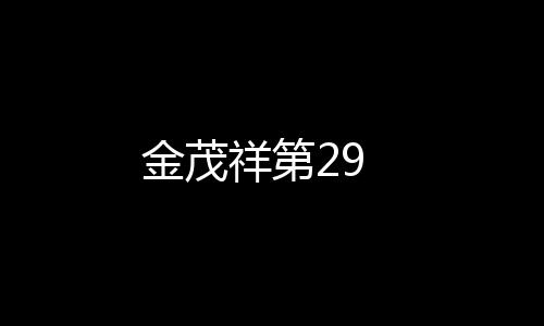 金茂祥第29