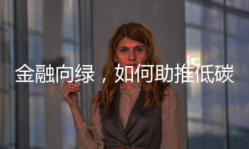 金融向綠，如何助推低碳經(jīng)濟(jì)破浪前行｜2024企業(yè)雙碳行動(dòng)力調(diào)研