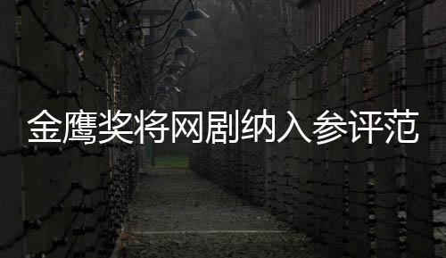 金鷹獎將網劇納入參評范圍，眾多網劇皆有資格