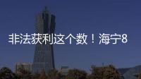 非法獲利這個數！海寧8名嫌疑人落網！