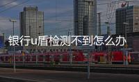 銀行u盾檢測不到怎么辦，網銀U盾檢測不到怎么辦