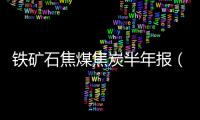 鐵礦石焦煤焦炭半年報（2024年7月3日）