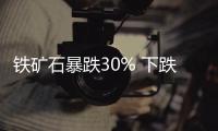 鐵礦石暴跌30% 下跌趨勢確立