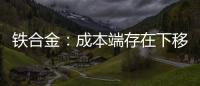 鐵合金：成本端存在下移預期