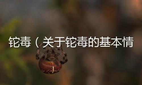 鉈毒（關于鉈毒的基本情況說明介紹）