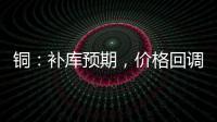 銅：補庫預期，價格回調空間有限