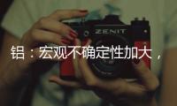 鋁：宏觀不確定性加大，國(guó)內(nèi)經(jīng)濟(jì)數(shù)據(jù)向好，滬鋁或區(qū)間震蕩