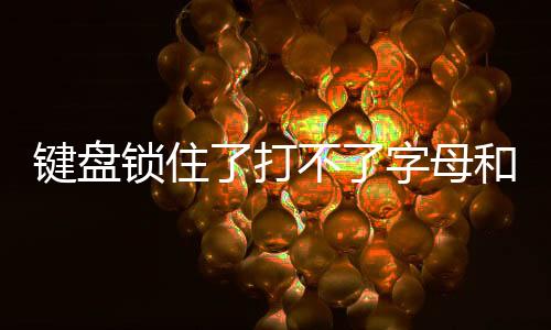 鍵盤鎖住了打不了字母和數字（鍵盤鎖住了打不了字）