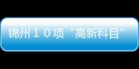 錦州１０項“高新科目”被列重要,行業資訊