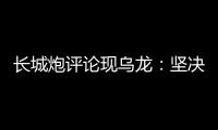 長城炮評論現烏龍：堅決支持網絡水軍？