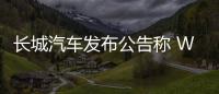 長城汽車發布公告稱 WEY品牌CEO嚴思離職
