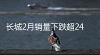 長城2月銷量下跌超24％ 將投兩款SUV救市