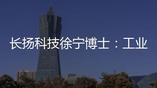 長揚科技徐寧博士：工業企業數據安全合規性建設是一項系統化工程