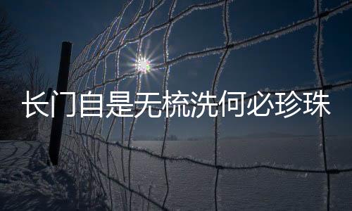 長門自是無梳洗何必珍珠慰寂寥是什么意思（寂寥是什么意思）