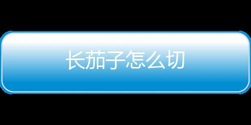 長茄子怎么切
