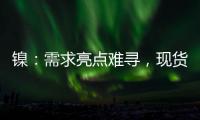 鎳：需求亮點難尋，現貨升水承壓運行；不銹鋼