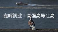 鑫暉銅業：高強高導讓高鐵速度更快