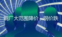 鋼廠大范圍降價，鋼價跌勢放緩