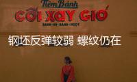 鋼坯反彈較弱 螺紋仍在下跌