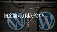鋼企前7月利潤僅1.68元/噸 將面臨更困難局面