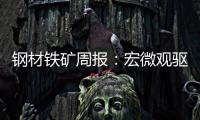 鋼材鐵礦周報：宏微觀驅動迥異，市場維持震蕩