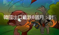 韓國出口連跌8個(gè)月：對中美歐出口全部下滑