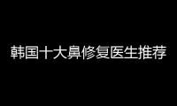 韓國十大鼻修復醫生推薦:排前10的李丙玟/白寅秀鼻子修復好看