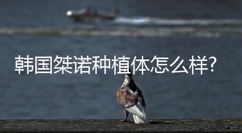 韓國桀諾種植體怎么樣?進口鈦合金材質(zhì),價格3k可用20年,比奧齒泰仕諾康好