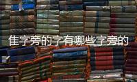 隹字旁的字有哪些字旁的字的組詞（隹字旁的字有哪些）