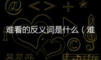 難看的反義詞是什么（難的反義詞是什么）