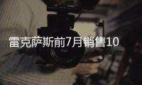 雷克薩斯前7月銷售10.99萬 同比增長(zhǎng)31%