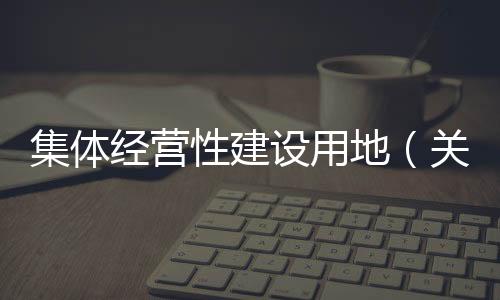 集體經營性建設用地（關于集體經營性建設用地的基本情況說明介紹）