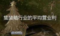 集裝箱行業(yè)的平均營業(yè)利潤率打破記錄