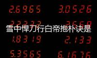 雪中悍刀行白帝抱樸訣是什么功法（《雪中悍刀行》白帝抱樸訣是什么）