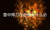 雪中悍刀行趙楷為什么必死（《雪中悍刀行》趙楷的結局是什么）