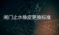 閘門止水橡皮更換標準 p型防水膠條存放要求