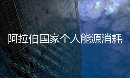 阿拉伯國(guó)家個(gè)人能源消耗世界第一