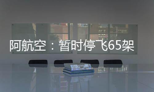 阿航空：暫時停飛65架波音737 MAX 9飛機