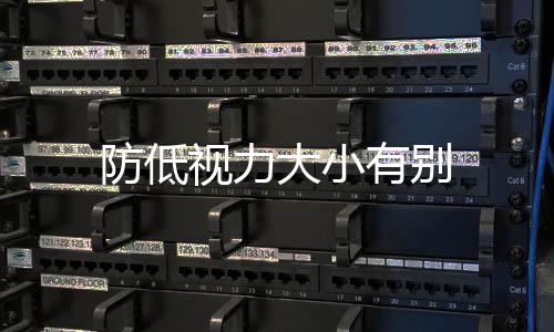 防低視力大小有別