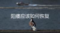 陽痿應該如何恢復