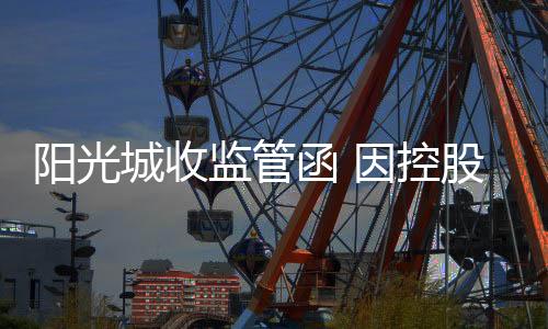 陽光城收監管函 因控股股東及關聯方增持股份與計劃差異較大