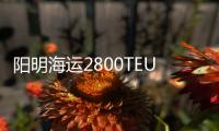 陽明海運2800TEU高效集裝箱船系列中的第三艘命名交付