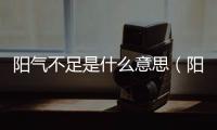 陽氣不足是什么意思（陽氣不足）