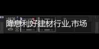 降息利好建材行業,市場研究